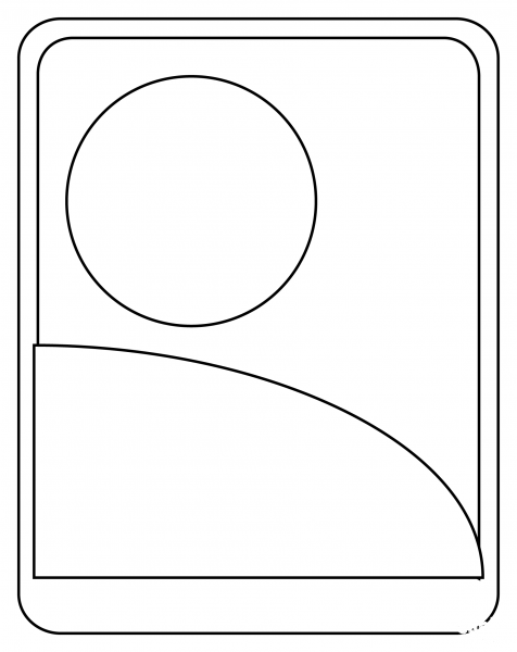 Flower Playing Cards coloring page image