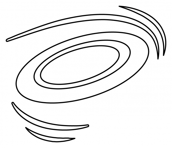 Flying Disc Emoji coloring page image