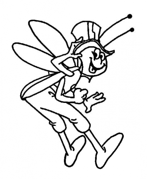Flying Flip  coloring page image