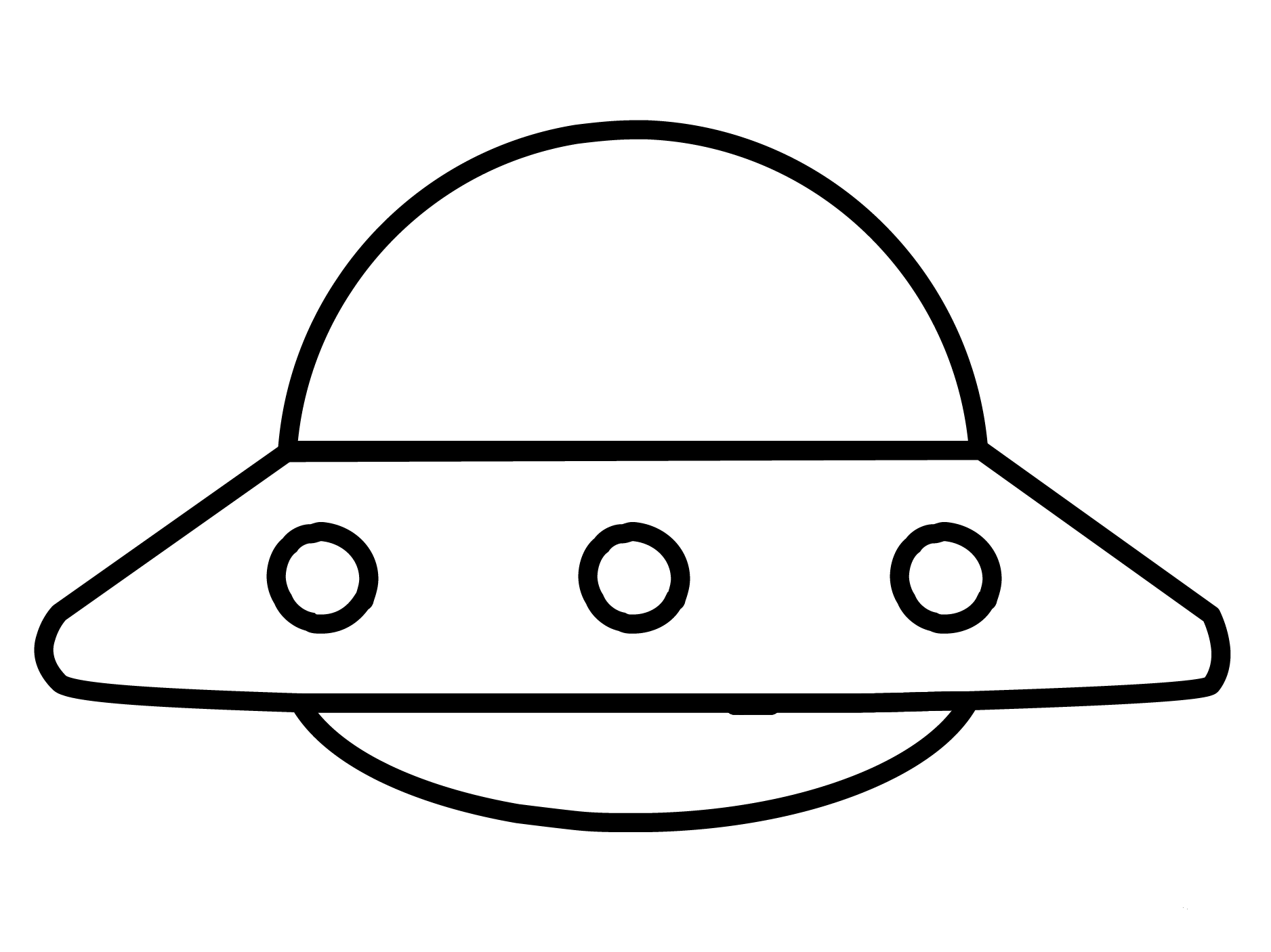 Flying Saucer Emoji coloring page ColouringPages