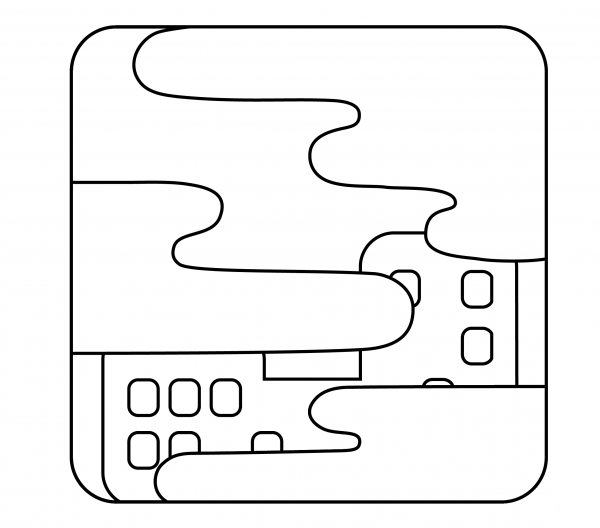 Foggy Emoji coloring page image