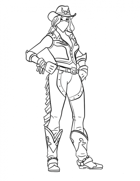 Fortnite Calamity coloring page image
