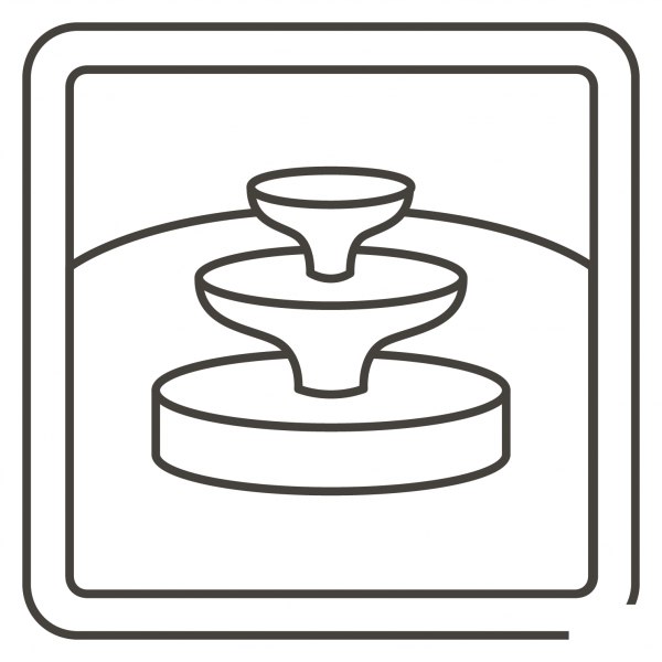 Fountain coloring page image