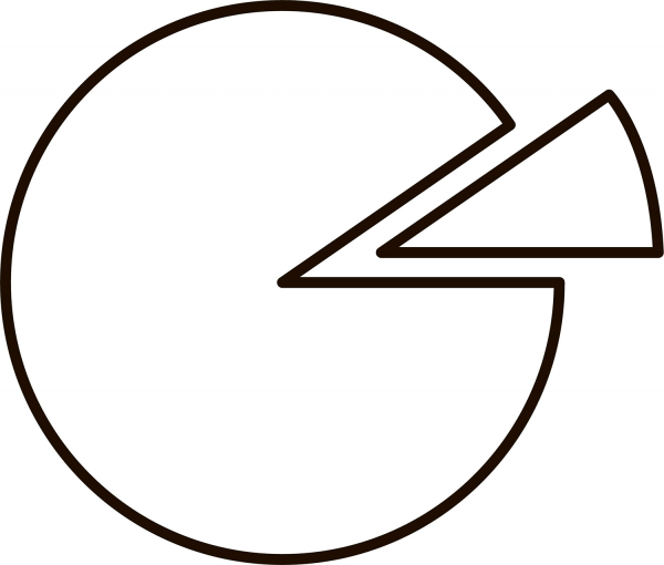 Fractions coloring page image