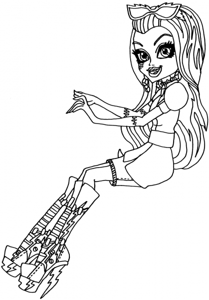Frankie Scaris coloring page image