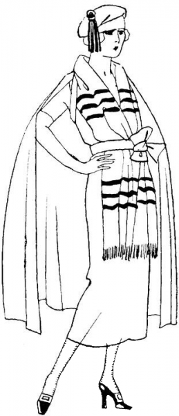 French Woman  coloring page image