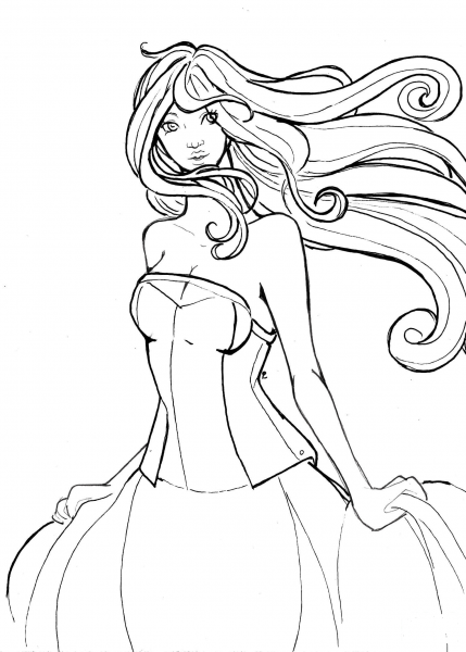 Fresh Wind by Namtia coloring page image