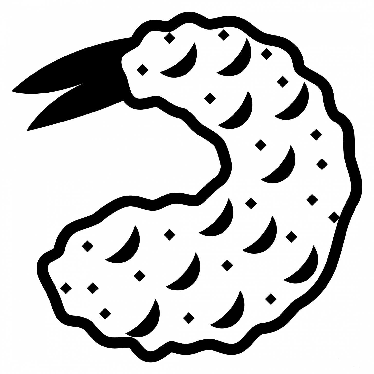 Fried Shrimp Emoji coloring page - ColouringPages