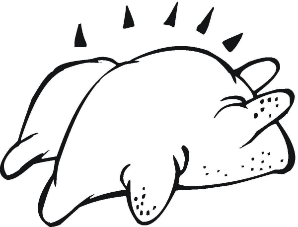 Fried Turkey  coloring page image