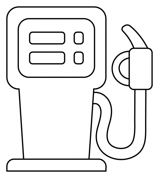 Fuel Pump Emoji coloring page image