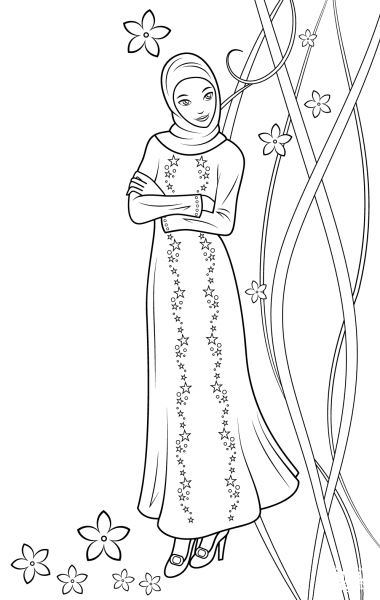 Fulla Doll coloring page image