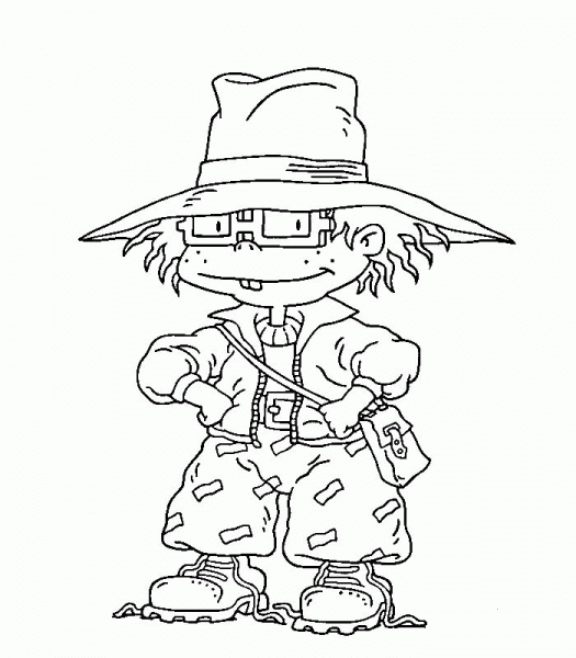 Funny Chuckie  coloring page image
