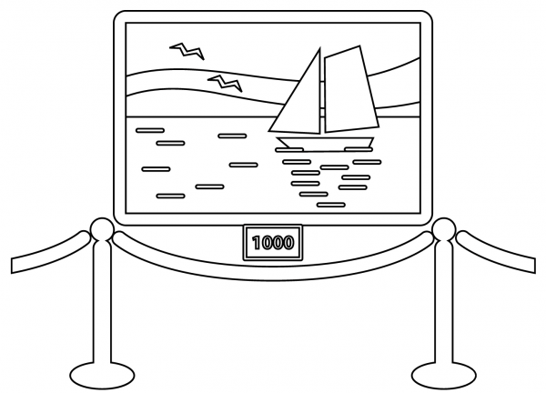 Gallery coloring page image