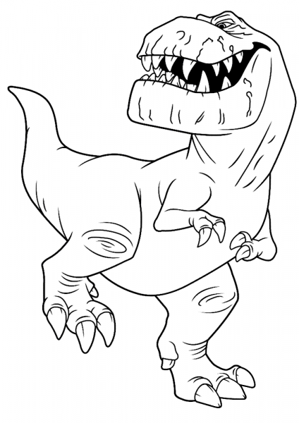 Galloping Butch coloring page image