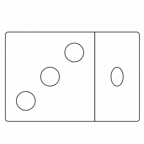 Game Die Emoji coloring page image