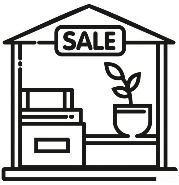 Garage Sale coloring page image