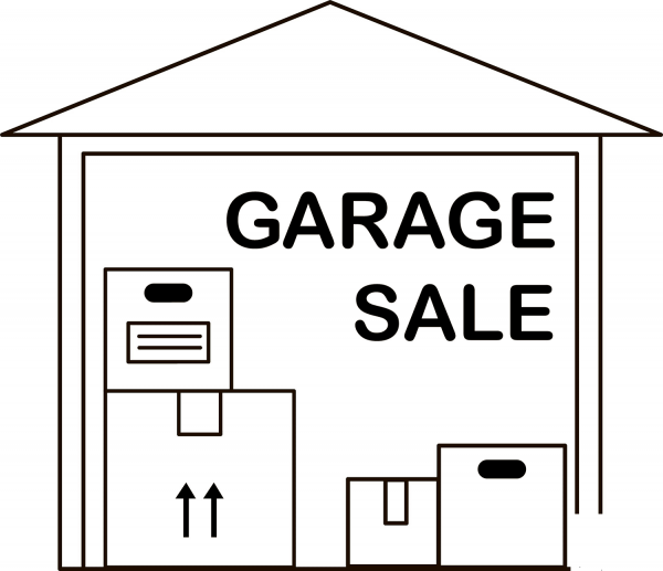 Garage Sale coloring page image
