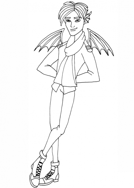 Garott Duroque coloring page image