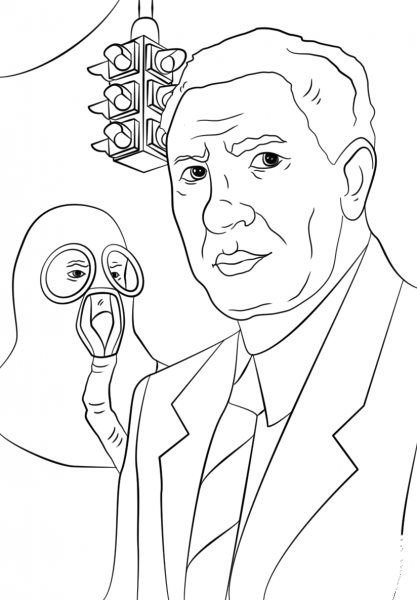 Garrett Morgan coloring page image