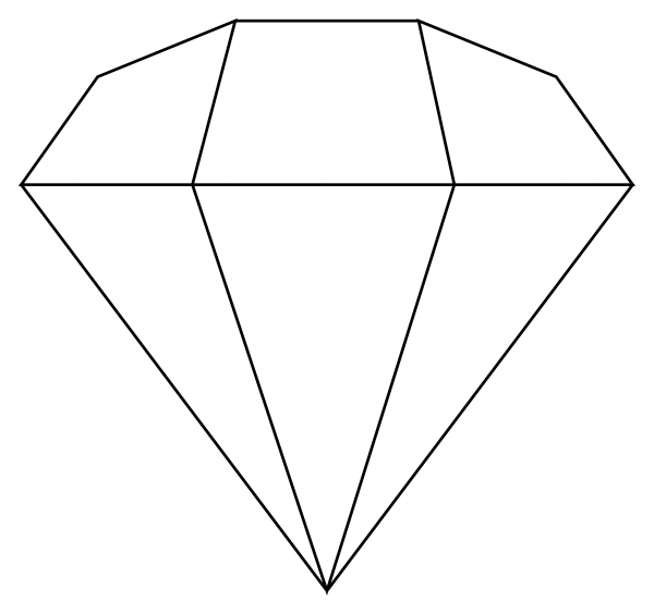 Gem Stone coloring page image