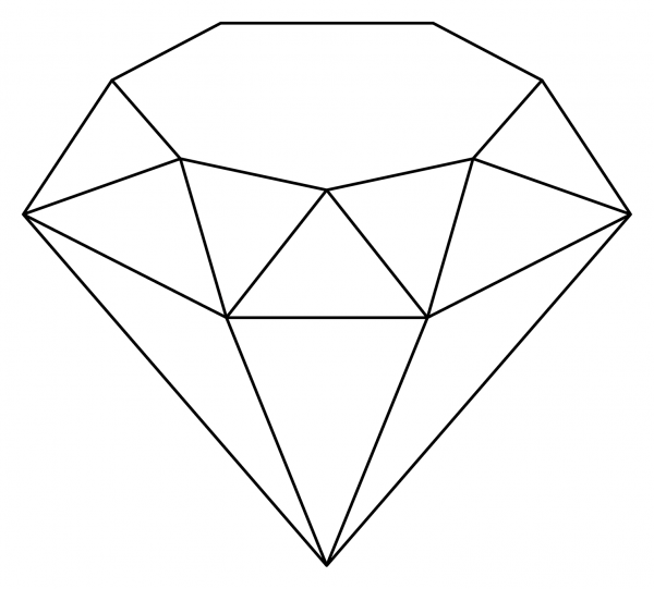 Gem Stone Emoji coloring page - ColouringPages