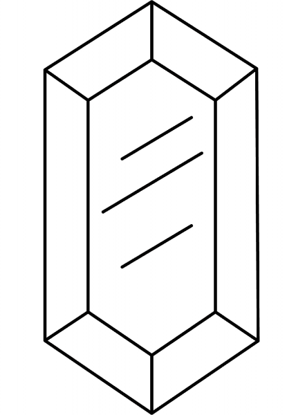 Gemstone coloring page image
