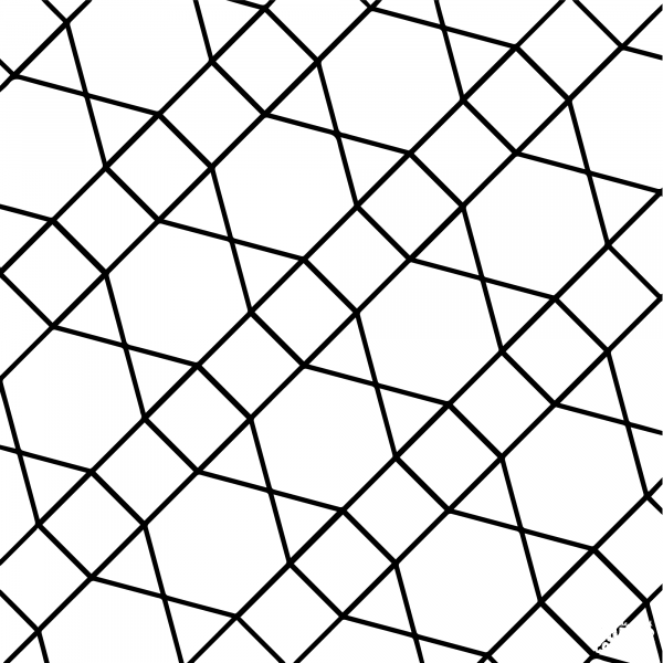 Geometric Tessellation with Hexagon, Triangle and Square coloring page ...