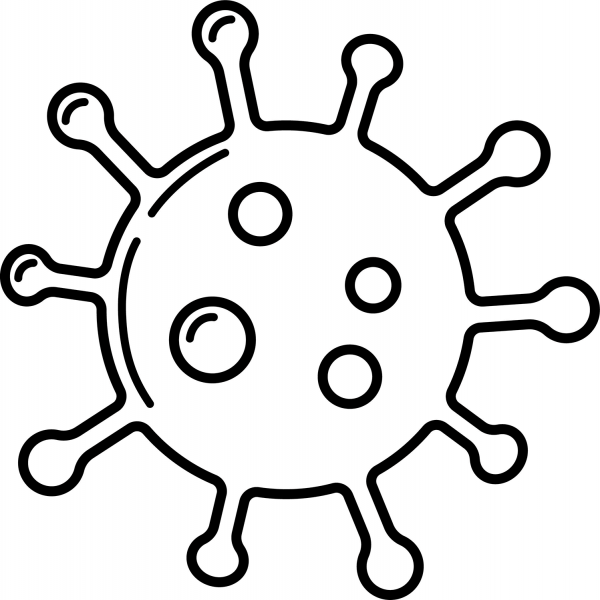 Germ coloring page image
