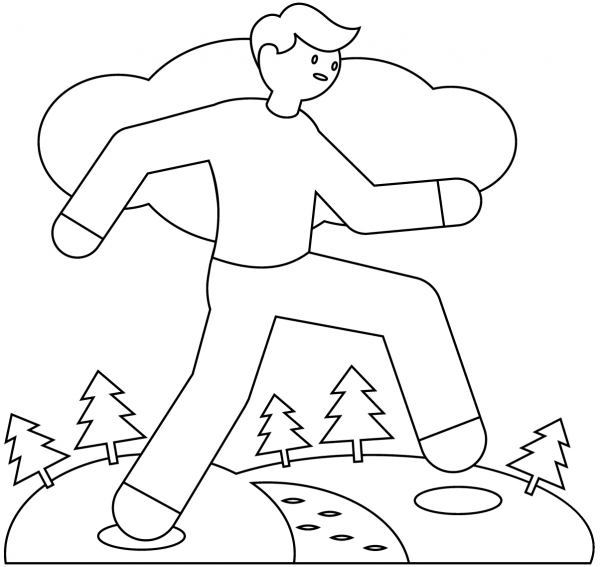 Giant coloring page image