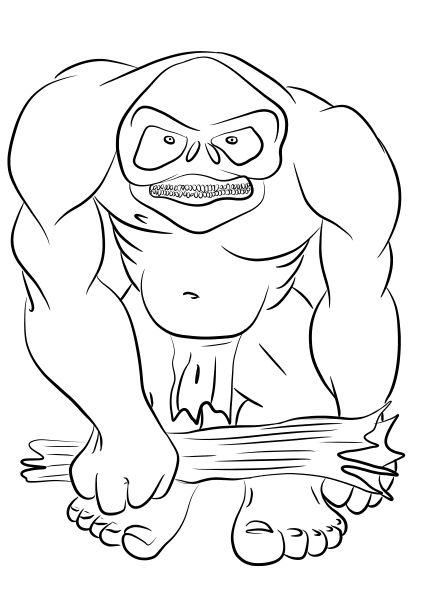 Giant coloring page image