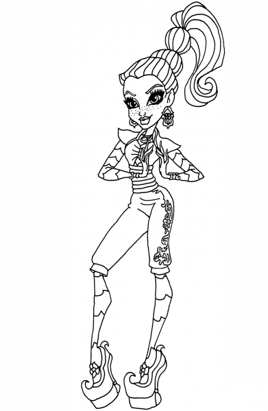 Gigi Grant coloring page image