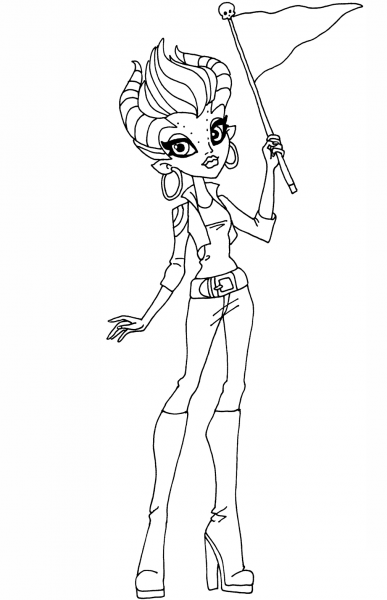 Gilda Goldstag coloring page image