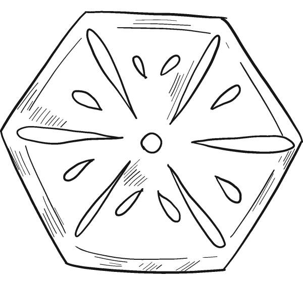 Gingerbread coloring page image