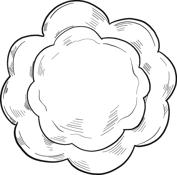 Gingerbread coloring page image