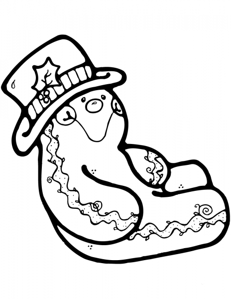 Gingerbread Man coloring page image