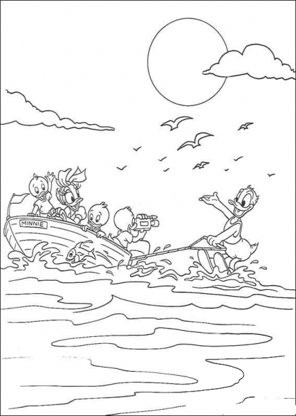 Go To The Sea  coloring page image