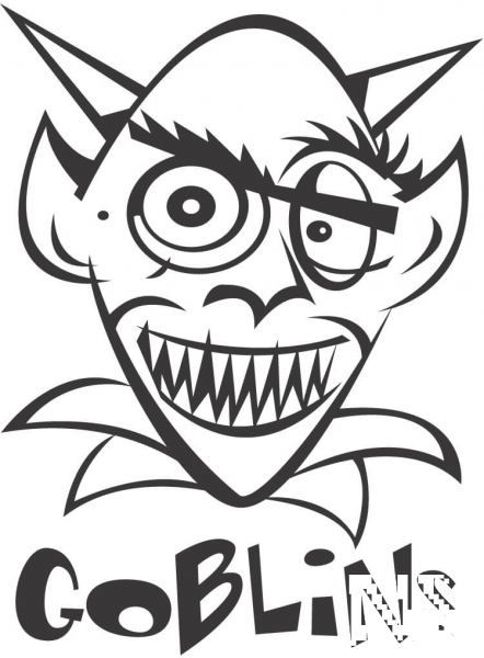 Goblin  coloring page image