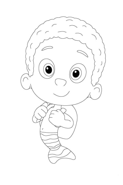Goby Is Packed And Ready To Go coloring page image