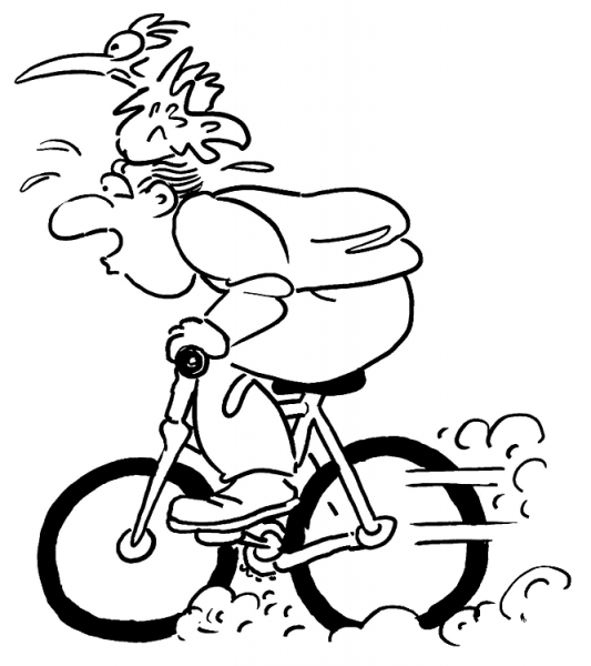 Going Way Too Fast  coloring page image