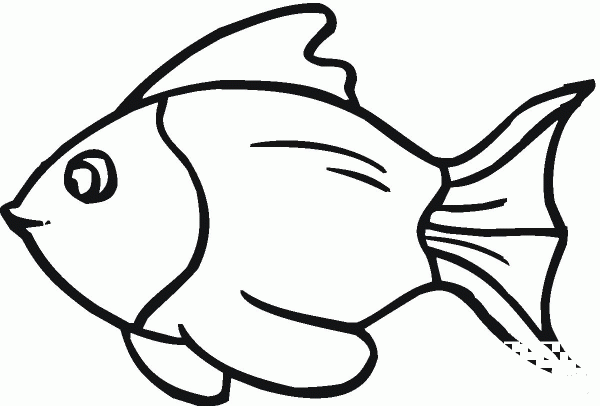 Goldfish 21 coloring page image
