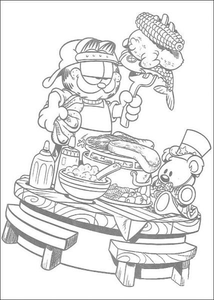 Good Breakfast  coloring page image