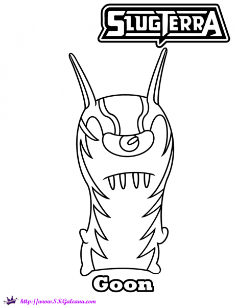 Goon Slug coloring page image