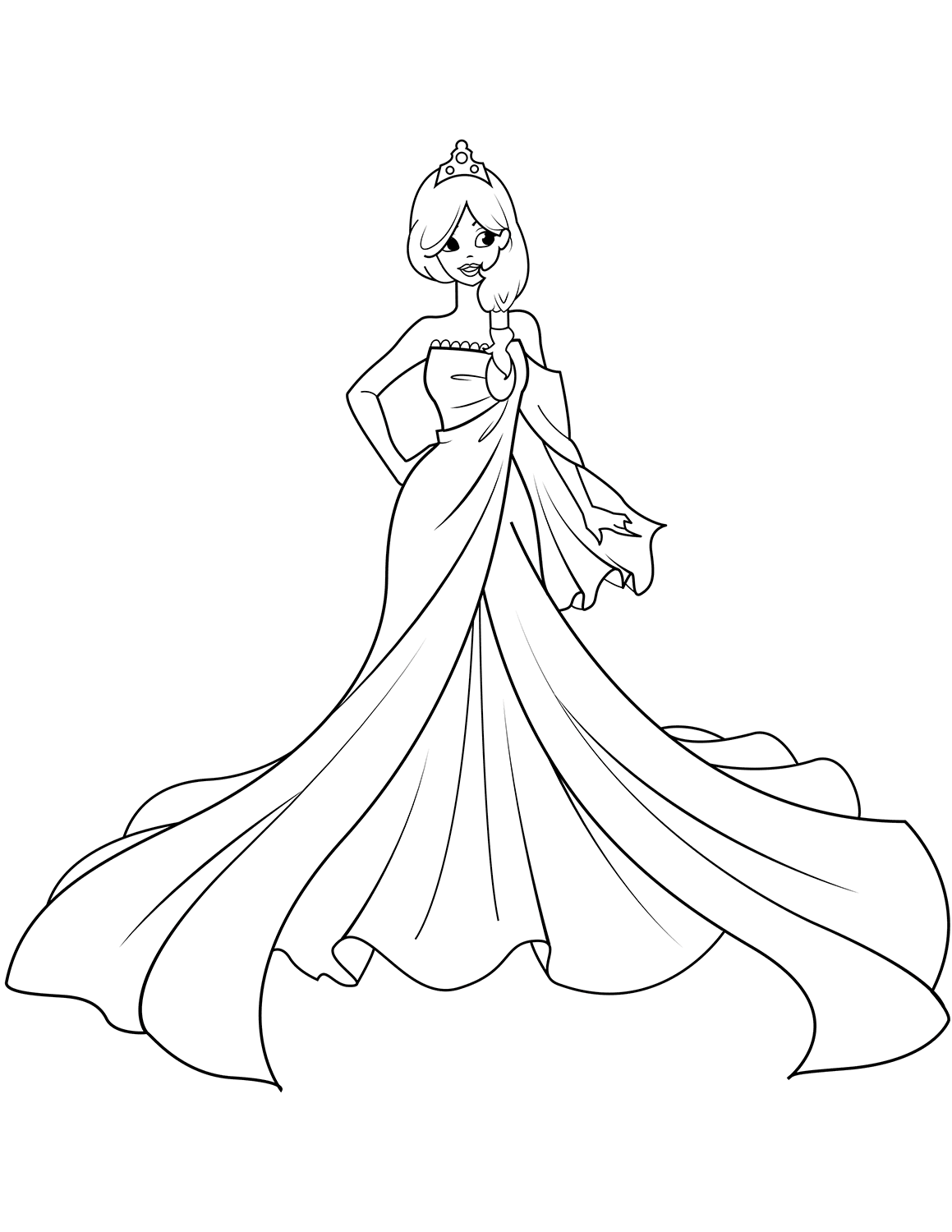 gorgeous-princess-coloring-page-colouringpages