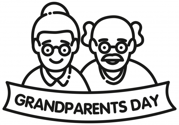 Grandparents Day coloring page image