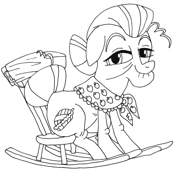 Granny Smith coloring page image