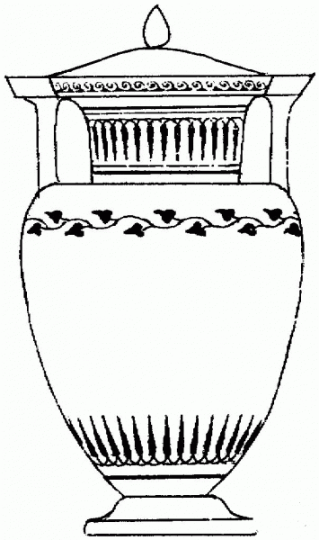 Greek Ancient Vase  coloring page image