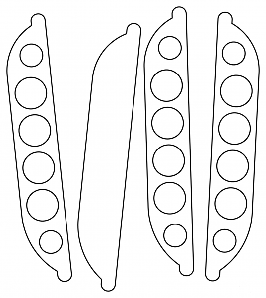 Green Beans coloring page image