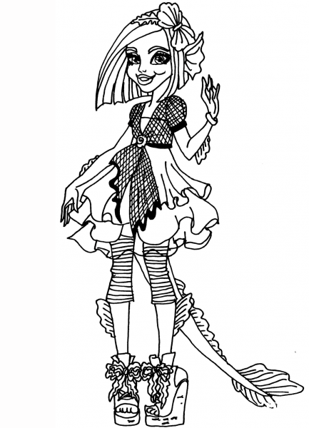Grimmily Anne McShmiddlebopper coloring page image