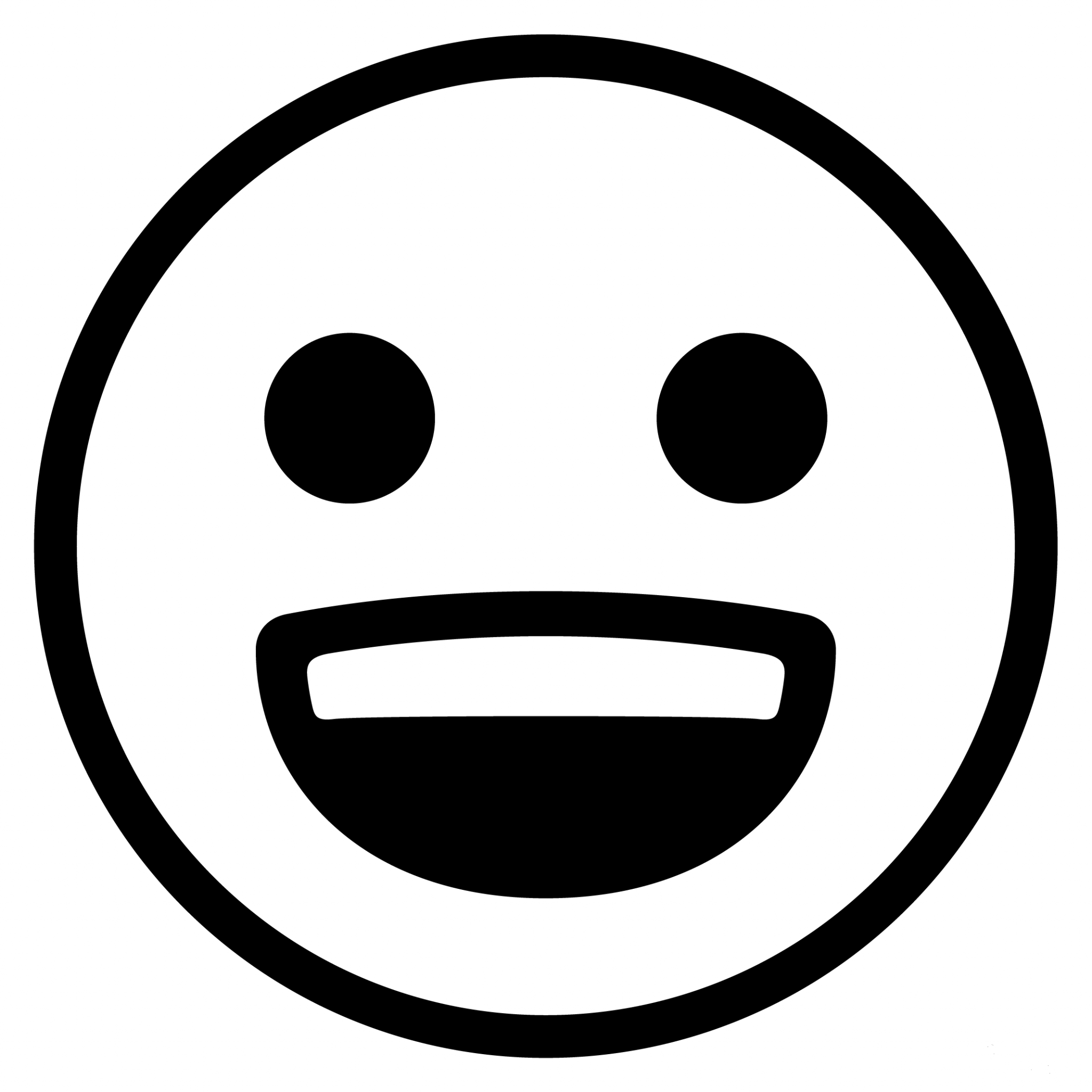 Grinning Face with Big Eyes Emoji coloring page ColouringPages