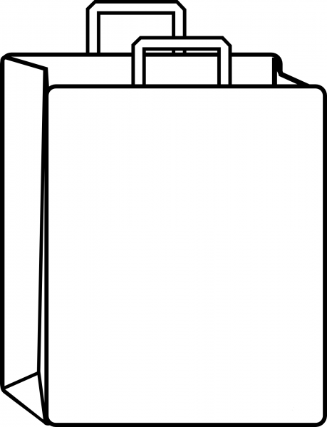 Grocery Bag coloring page image